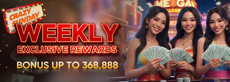 weekly bonus up to P368,888