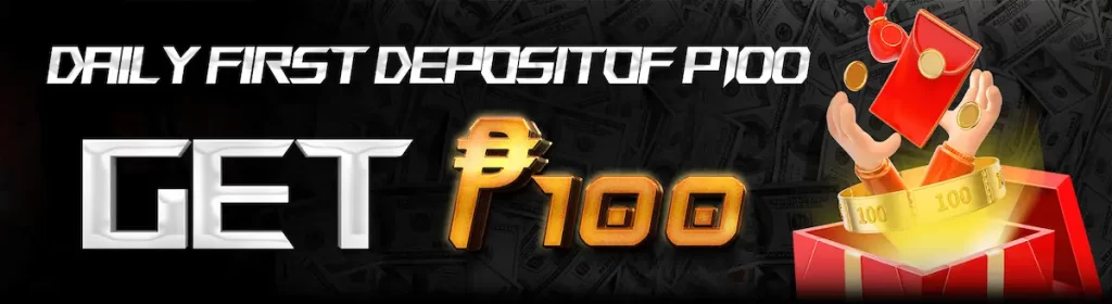 DAILY FIRST DEPOSIT GET P100-PKI777