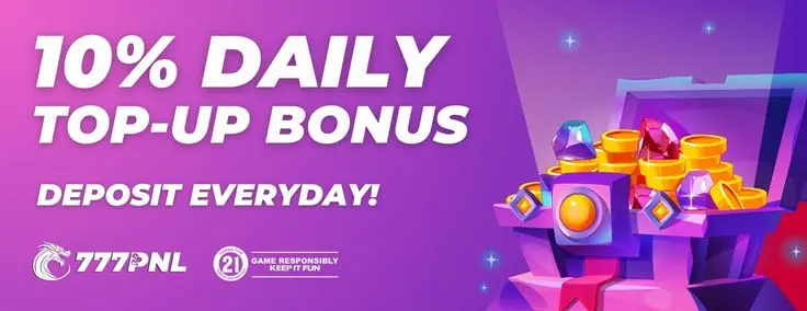 10% DAILY TOP UP BONUS